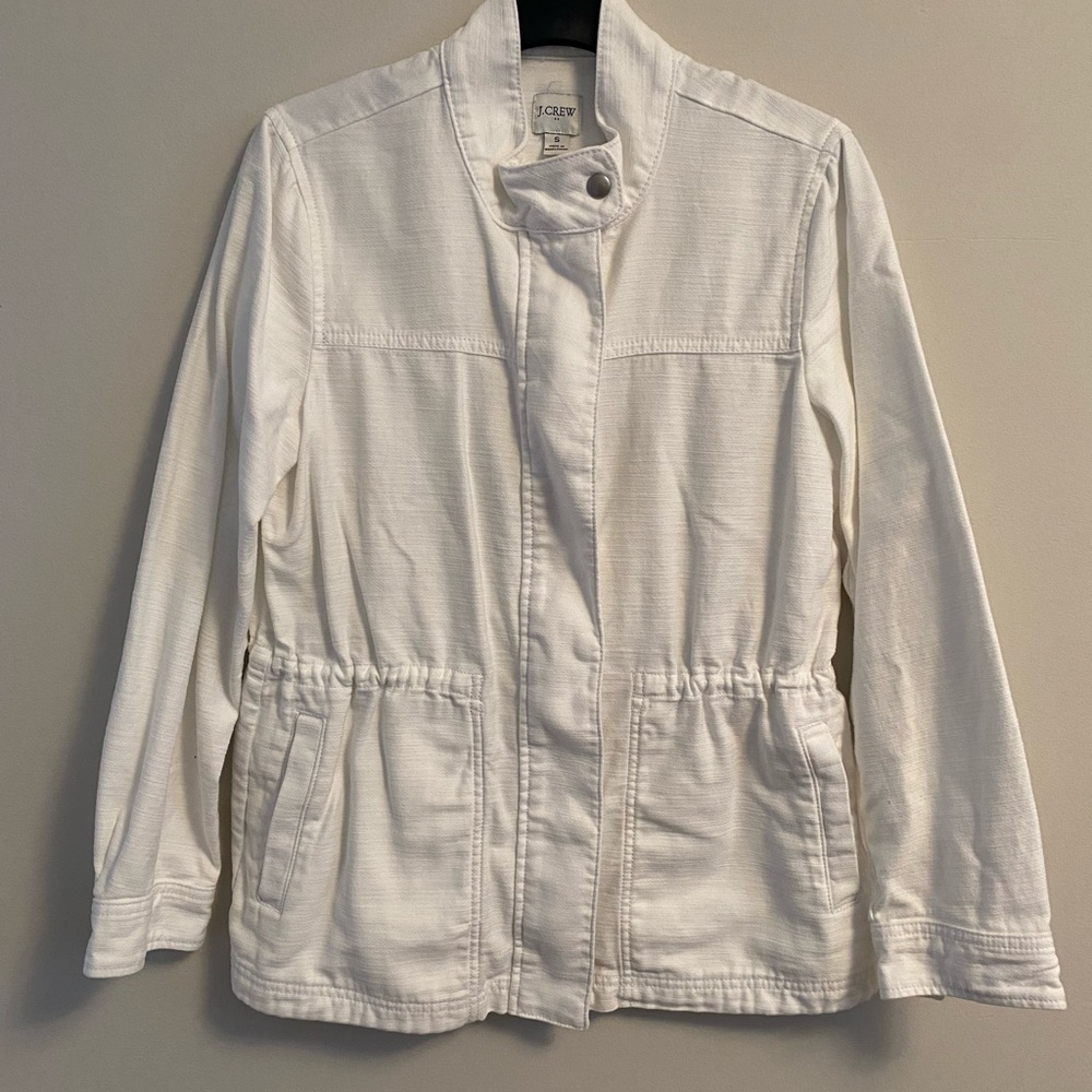J.Crew - White Utility jacket - Size S